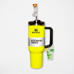 Stanley The Neon collection flowstate quencher 40oz tumbler (customized)